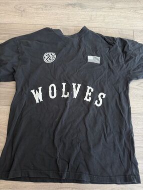Darc Sport Black Short Sleeve 'WOLVES' Graphic Tee